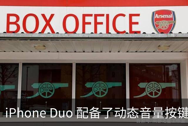 iPhone Duo 配备了动态音量按键！